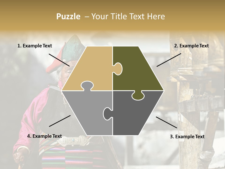 China Traditional Buddha PowerPoint Template