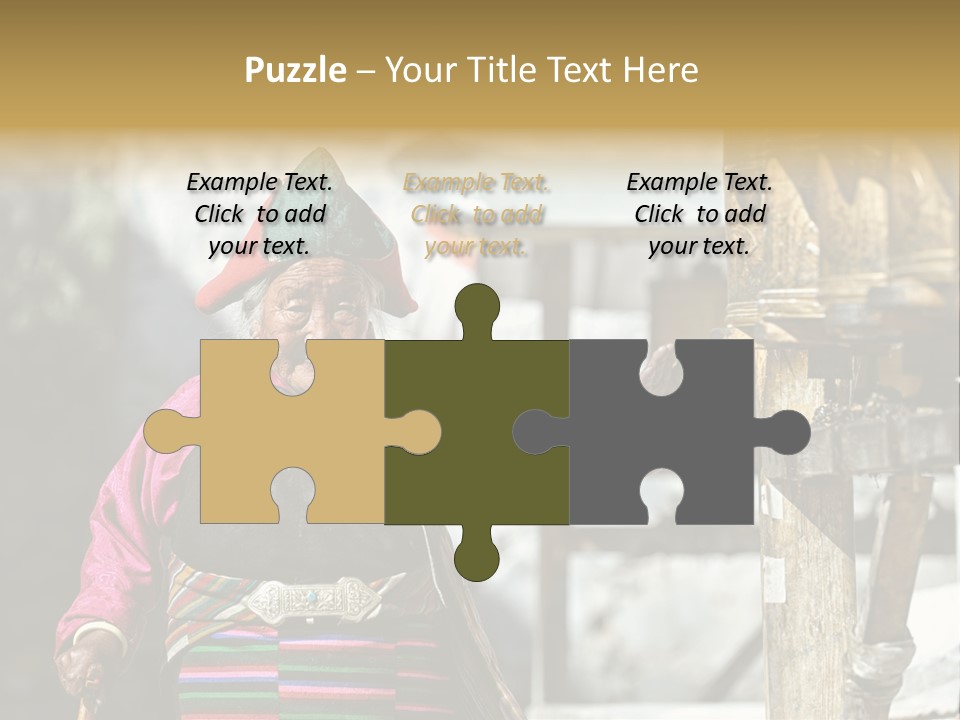 China Traditional Buddha PowerPoint Template