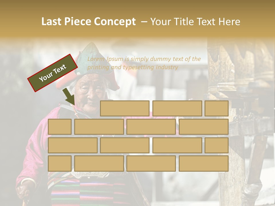 China Traditional Buddha PowerPoint Template