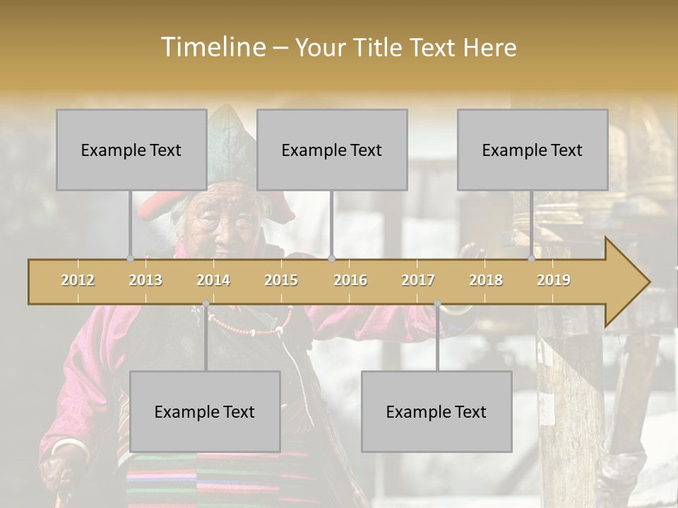 China Traditional Buddha PowerPoint Template