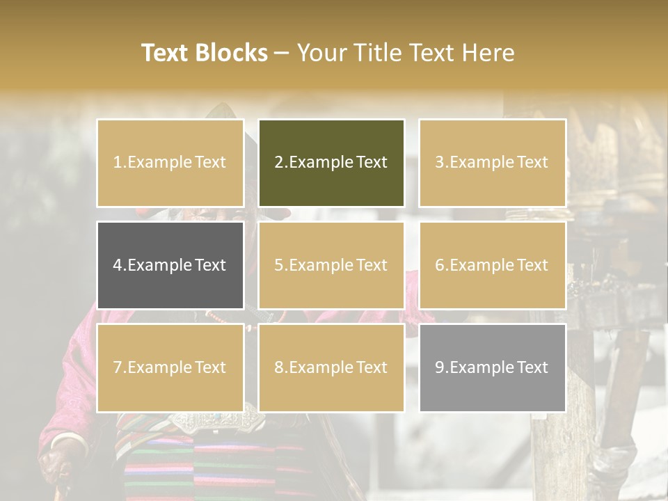 China Traditional Buddha PowerPoint Template