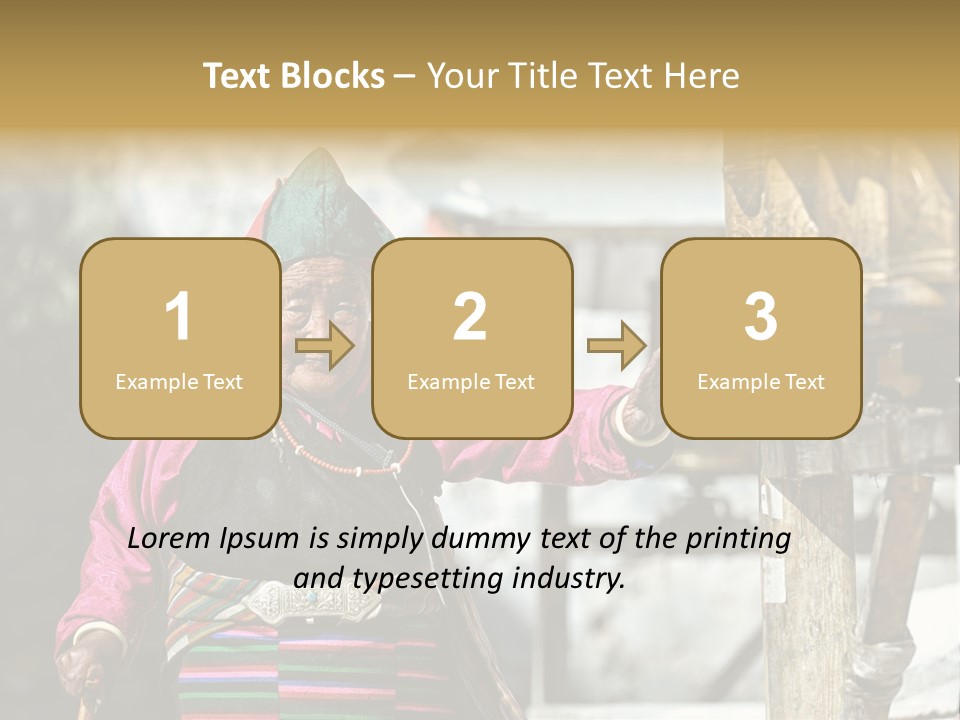 China Traditional Buddha PowerPoint Template