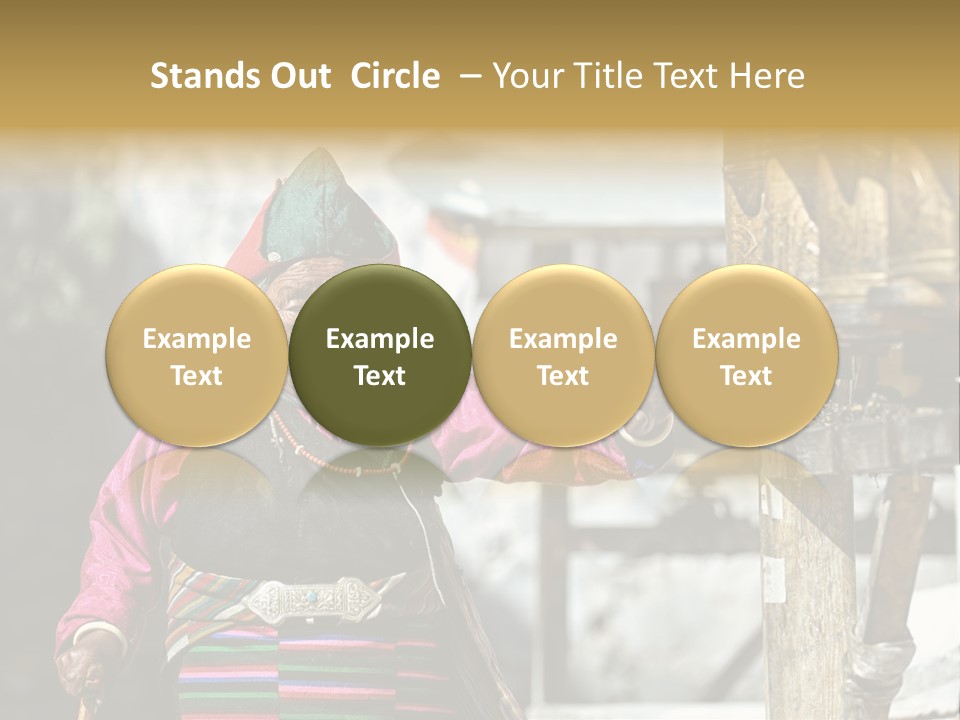 China Traditional Buddha PowerPoint Template