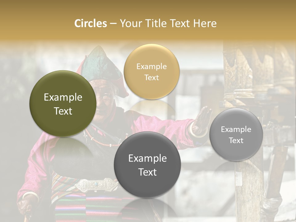 China Traditional Buddha PowerPoint Template