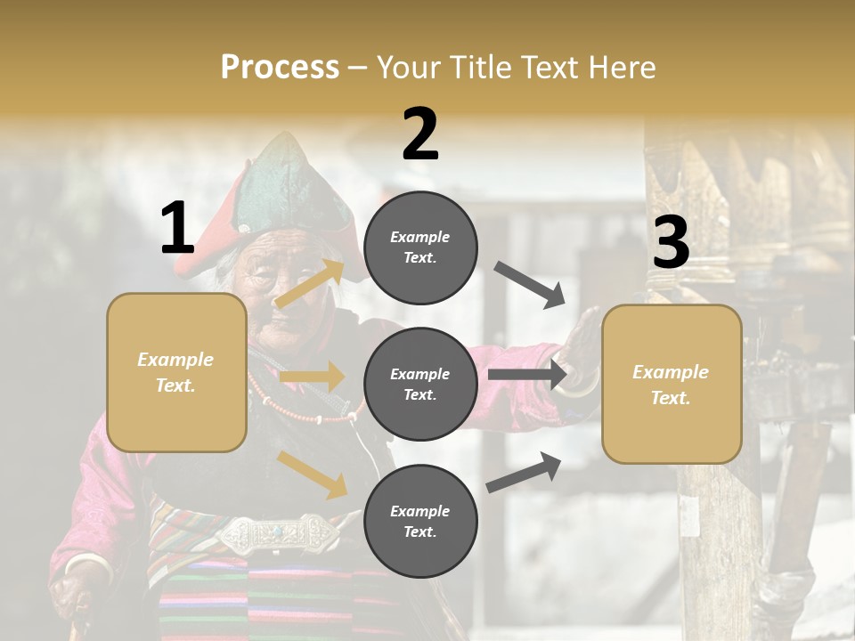 China Traditional Buddha PowerPoint Template