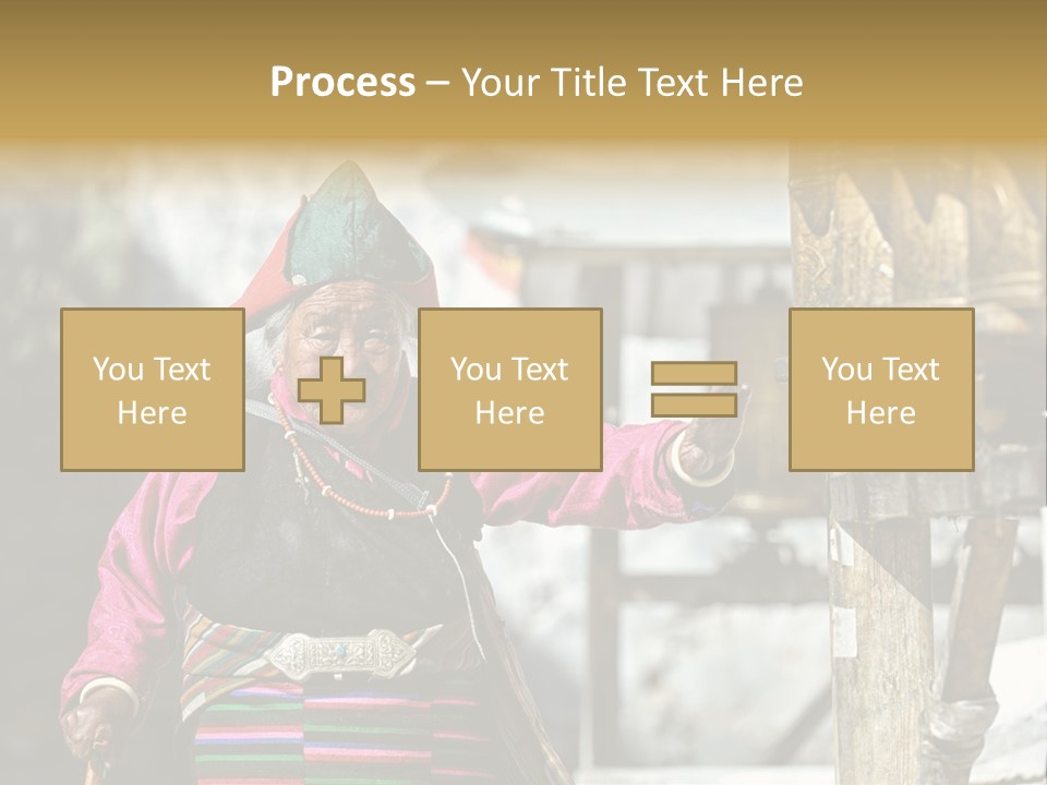 China Traditional Buddha PowerPoint Template