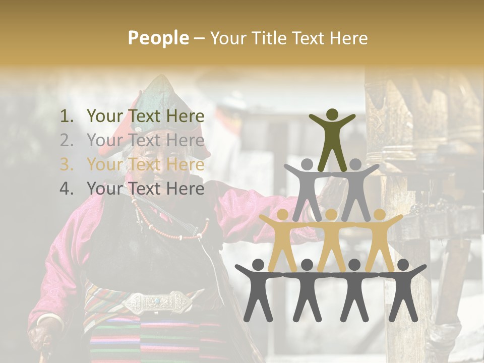 China Traditional Buddha PowerPoint Template