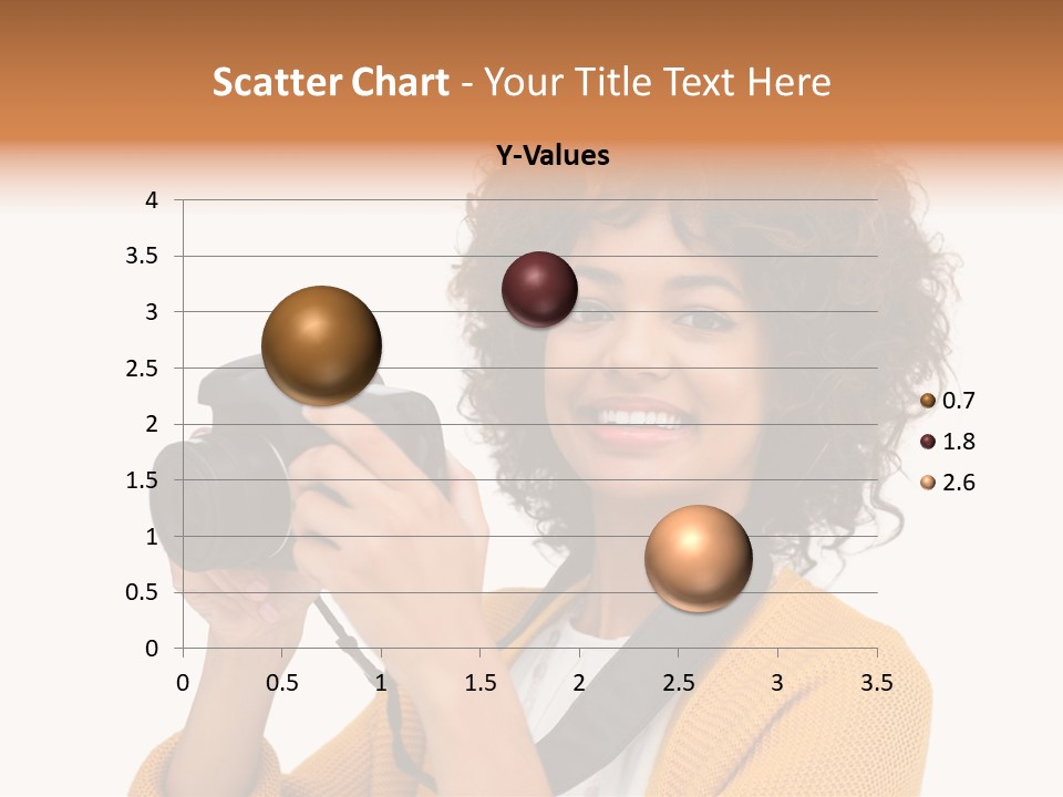 Photographing Afro Happy PowerPoint Template