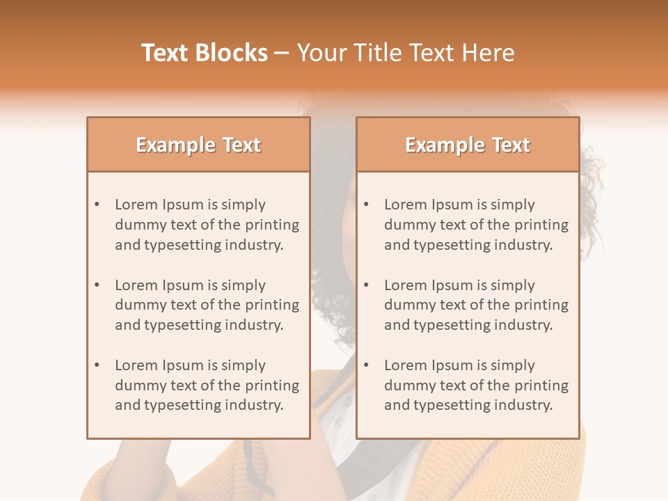Photographing Afro Happy PowerPoint Template