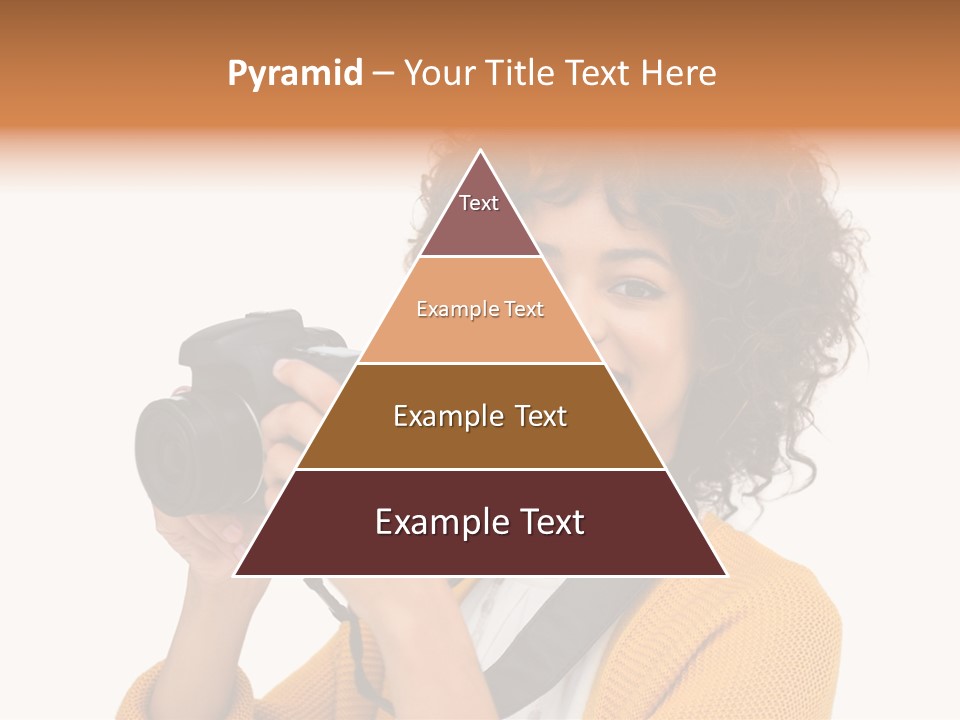 Photographing Afro Happy PowerPoint Template