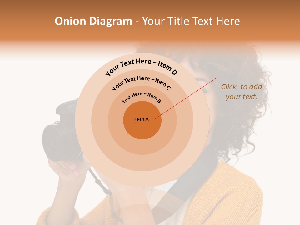 Photographing Afro Happy PowerPoint Template