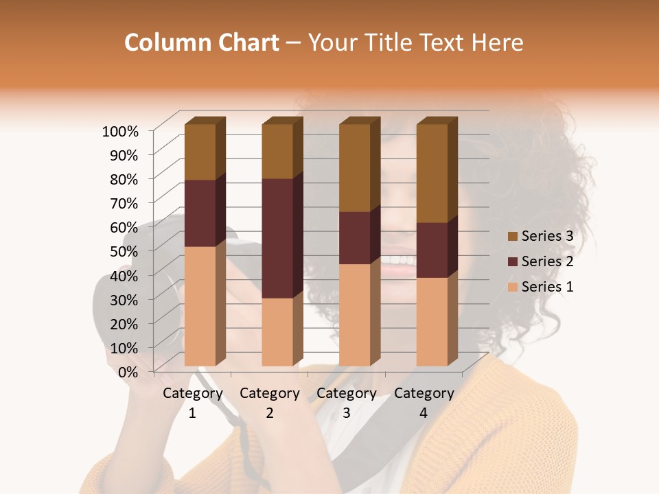 Photographing Afro Happy PowerPoint Template