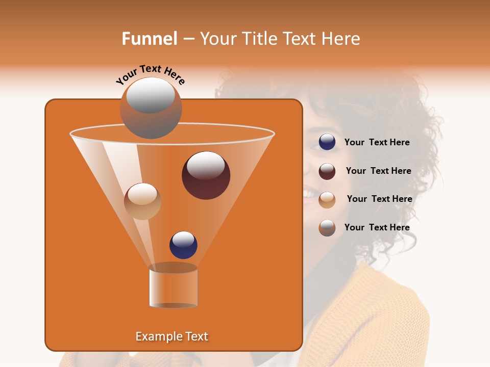 Photographing Afro Happy PowerPoint Template