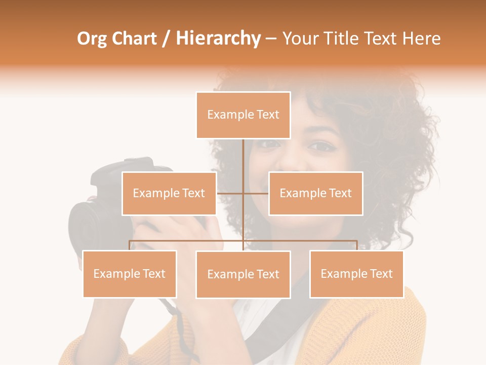 Photographing Afro Happy PowerPoint Template