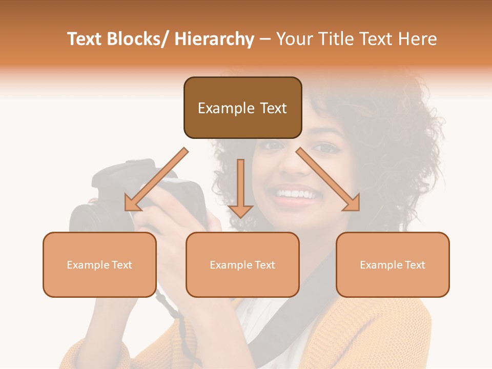 Photographing Afro Happy PowerPoint Template