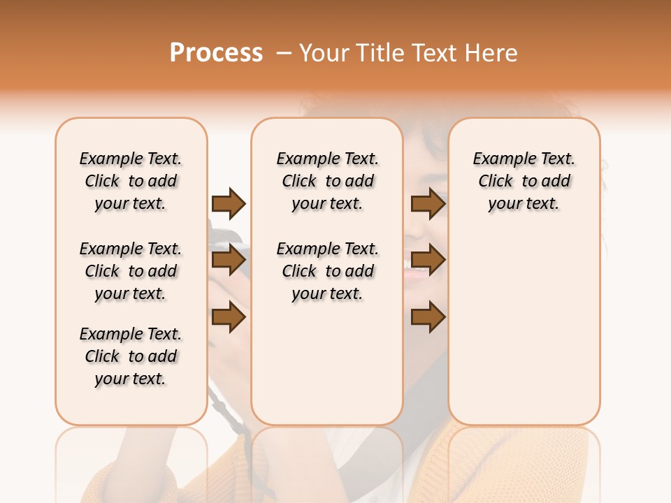 Photographing Afro Happy PowerPoint Template
