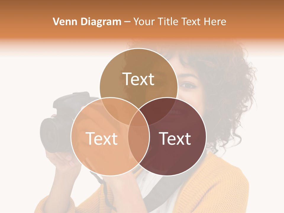 Photographing Afro Happy PowerPoint Template