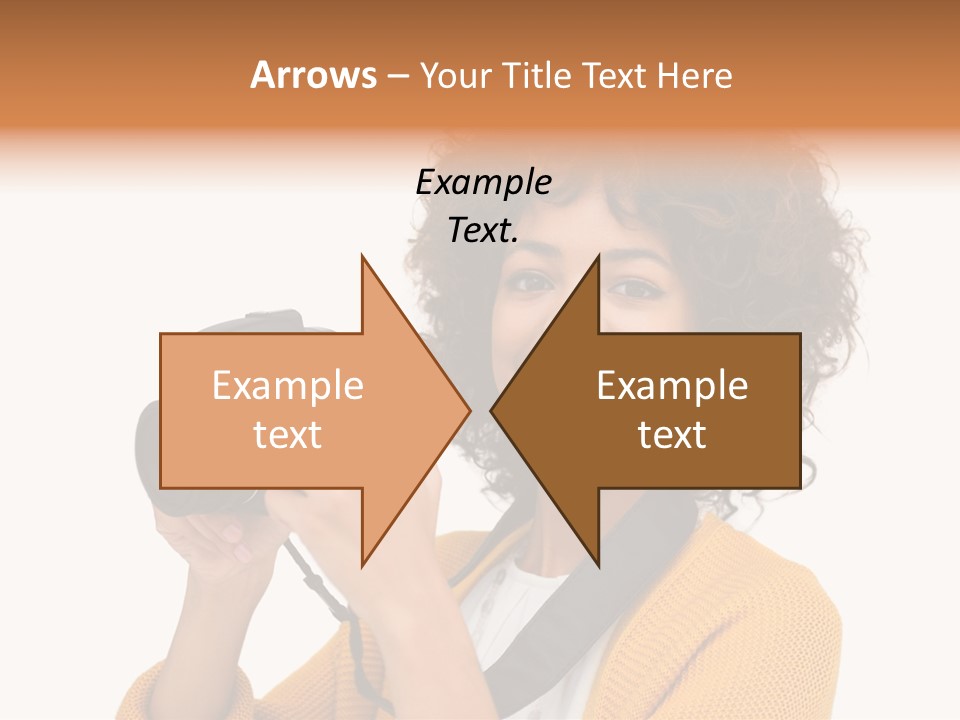 Photographing Afro Happy PowerPoint Template