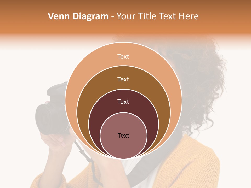 Photographing Afro Happy PowerPoint Template