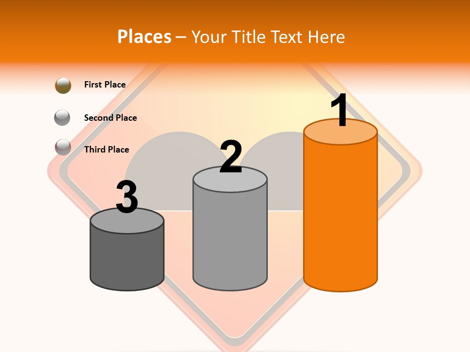 Hump Road Icon PowerPoint Template