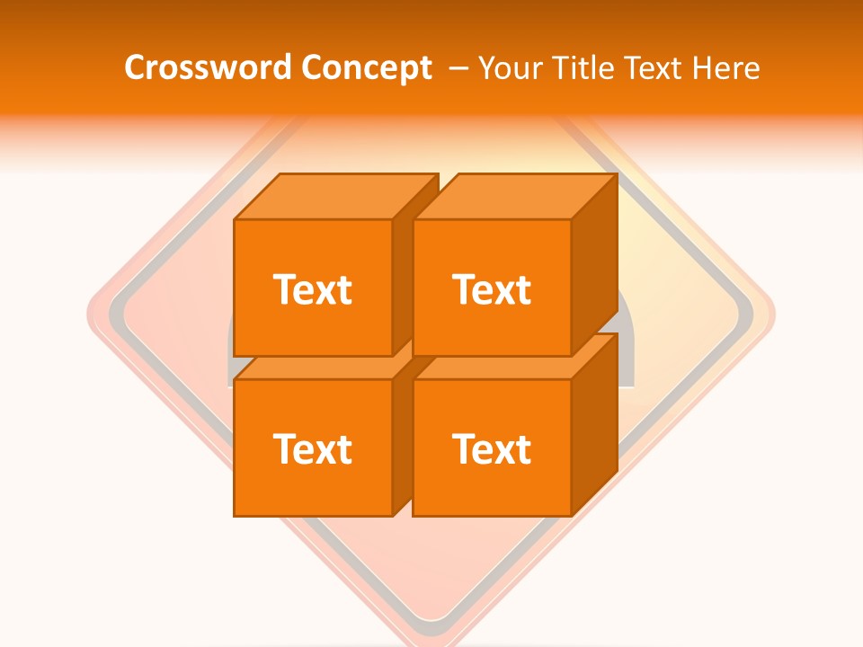 Hump Road Icon PowerPoint Template