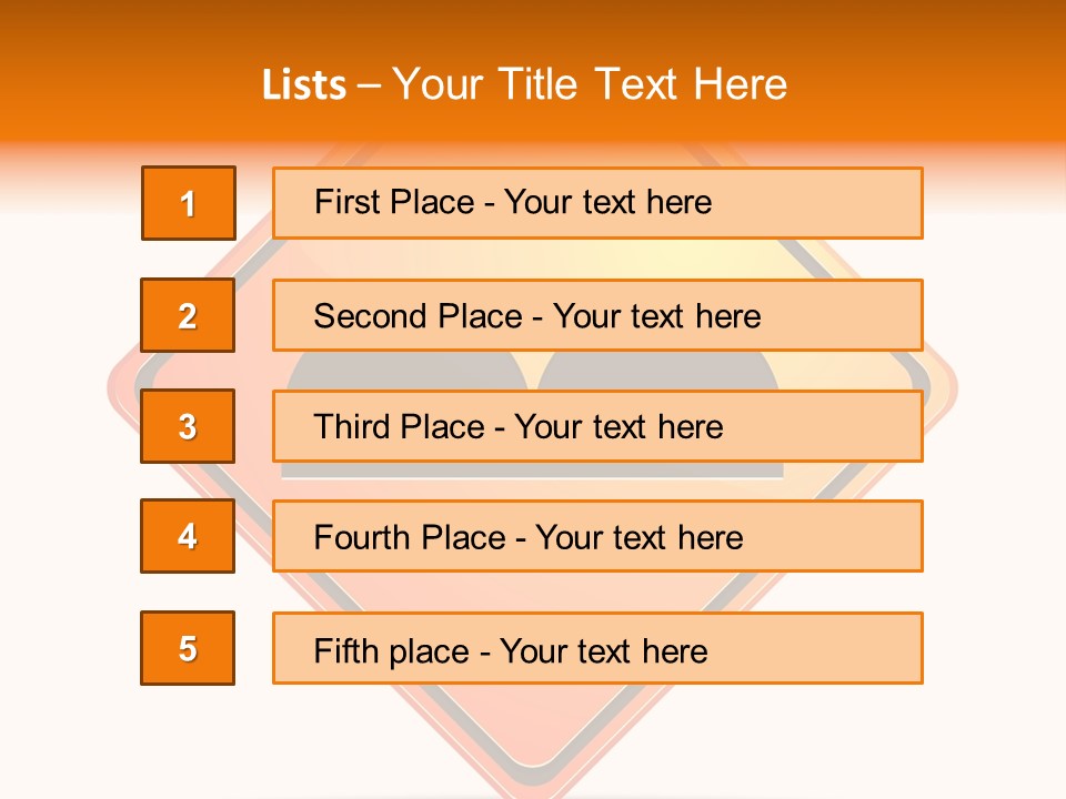 Hump Road Icon PowerPoint Template