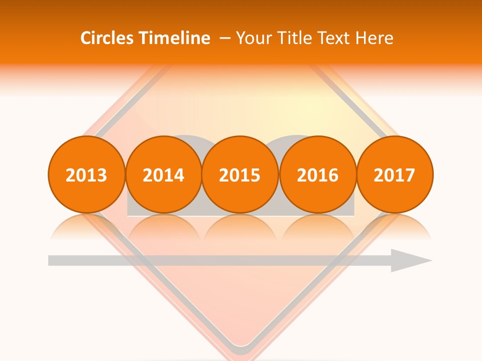 Hump Road Icon PowerPoint Template