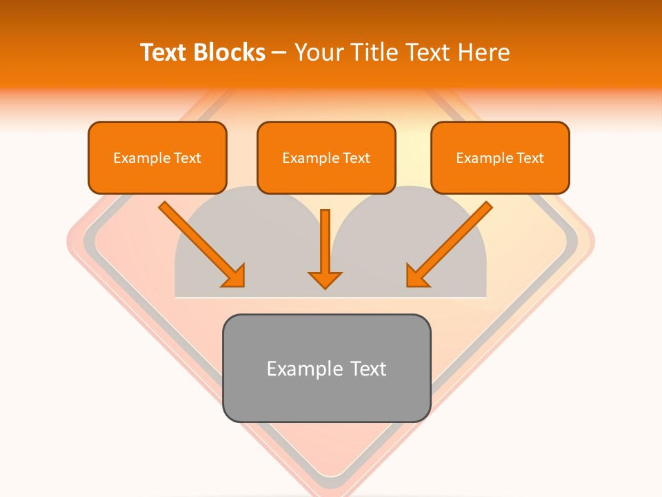 Hump Road Icon PowerPoint Template