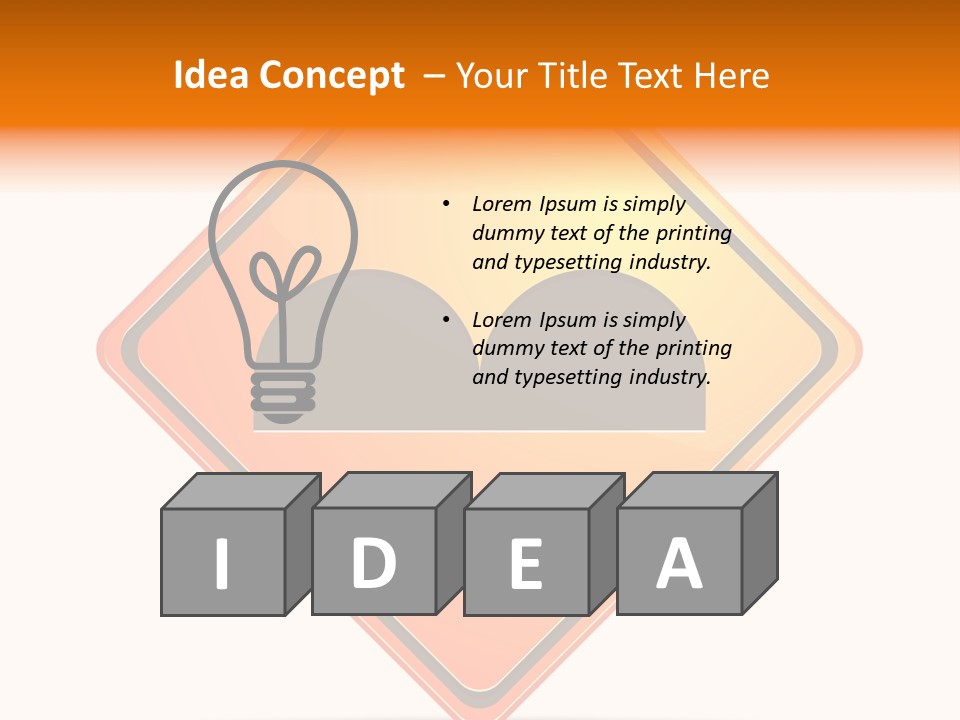 Hump Road Icon PowerPoint Template