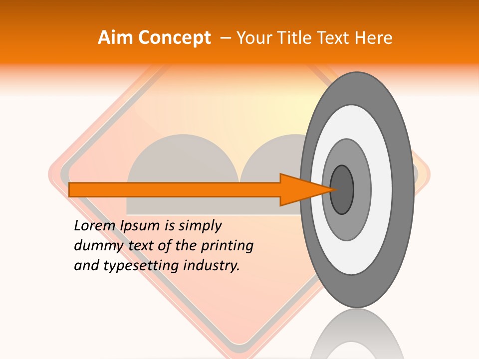 Hump Road Icon PowerPoint Template