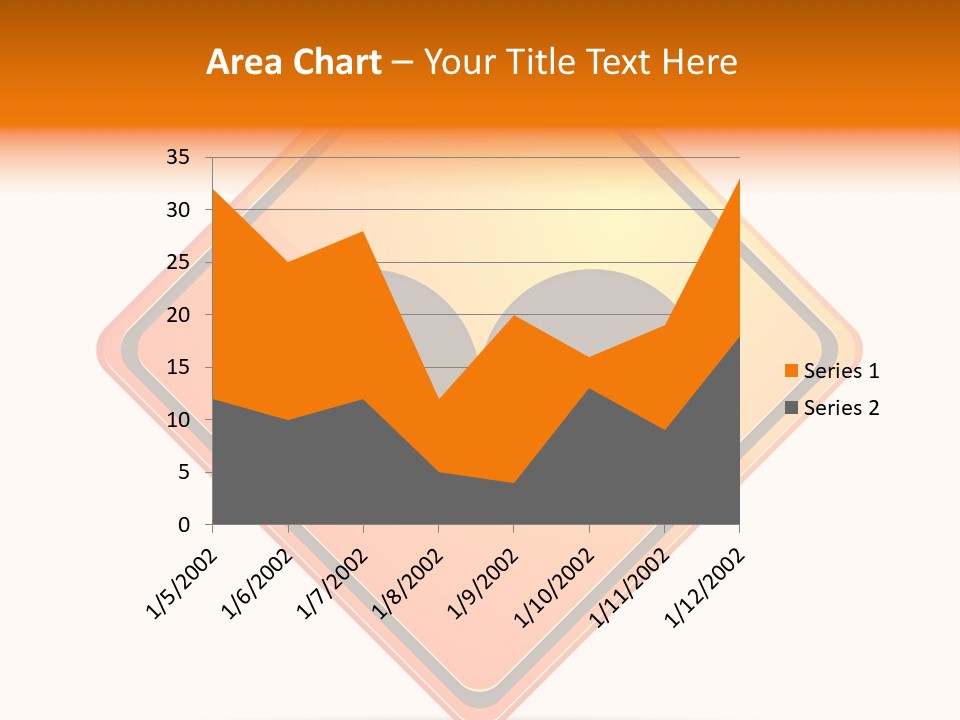Hump Road Icon PowerPoint Template