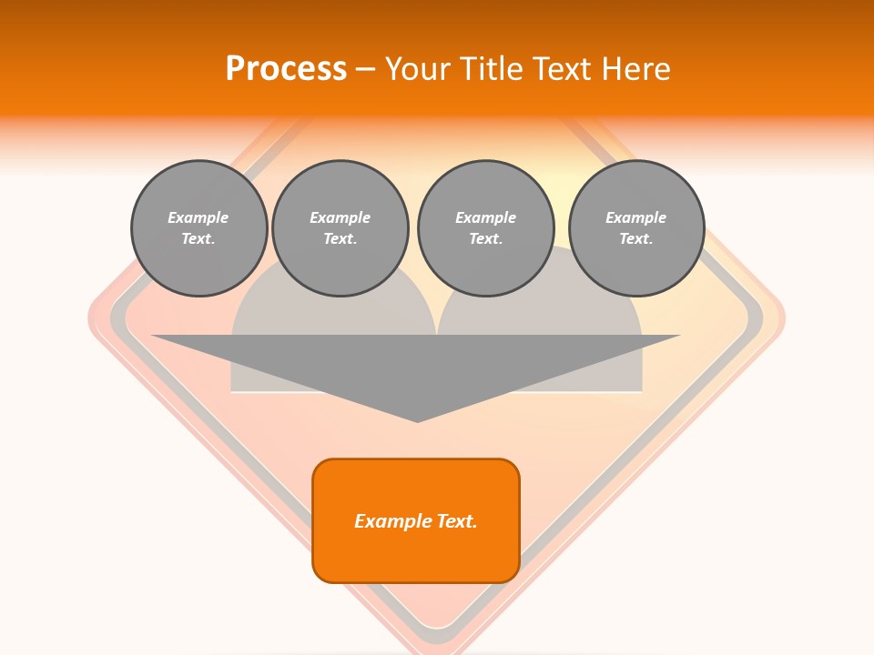 Hump Road Icon PowerPoint Template