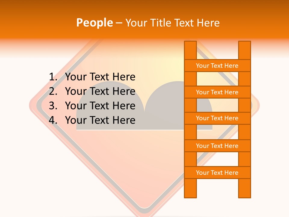 Hump Road Icon PowerPoint Template