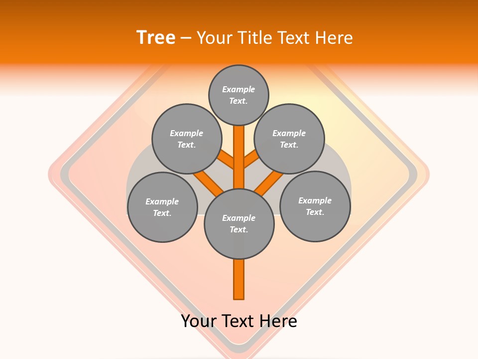 Hump Road Icon PowerPoint Template