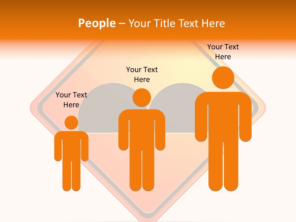 Hump Road Icon PowerPoint Template