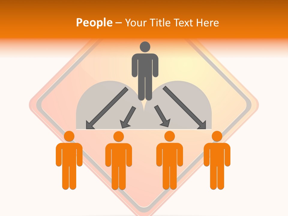 Hump Road Icon PowerPoint Template