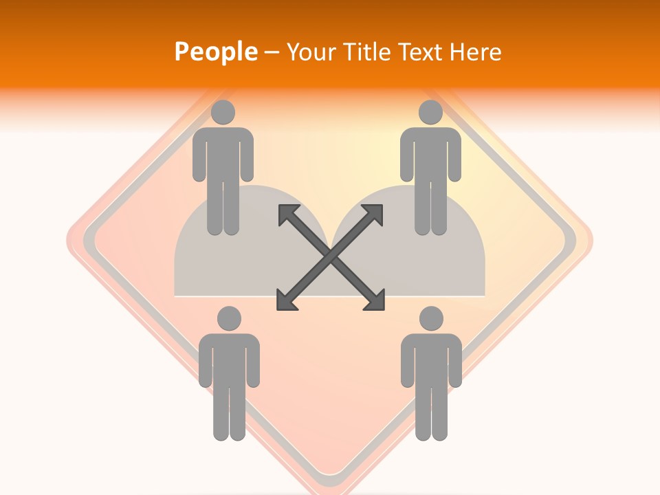 Hump Road Icon PowerPoint Template