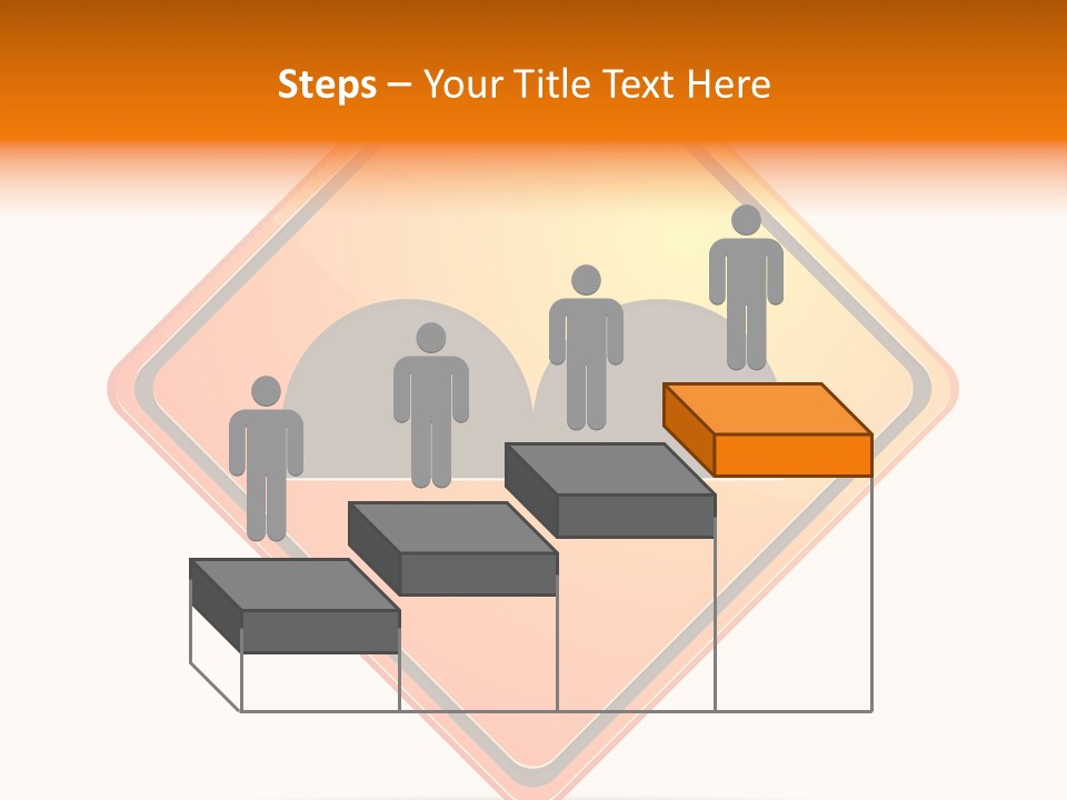 Hump Road Icon PowerPoint Template