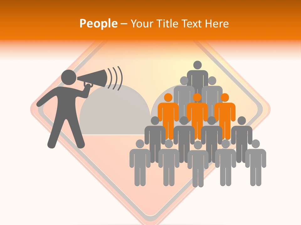 Hump Road Icon PowerPoint Template