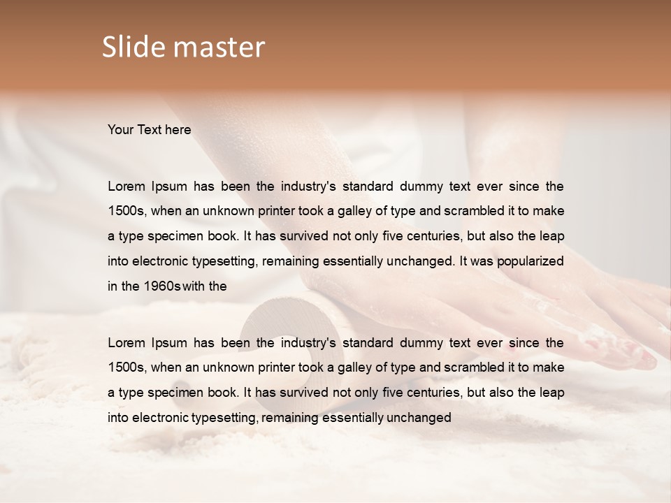 Bread Baker Handmade PowerPoint Template