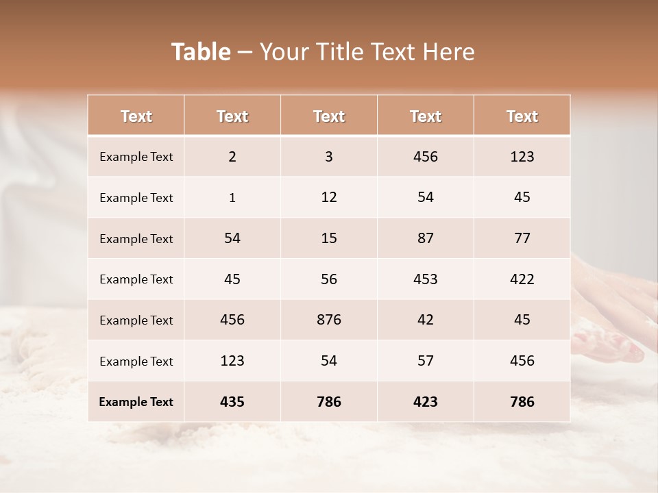 Bread Baker Handmade PowerPoint Template