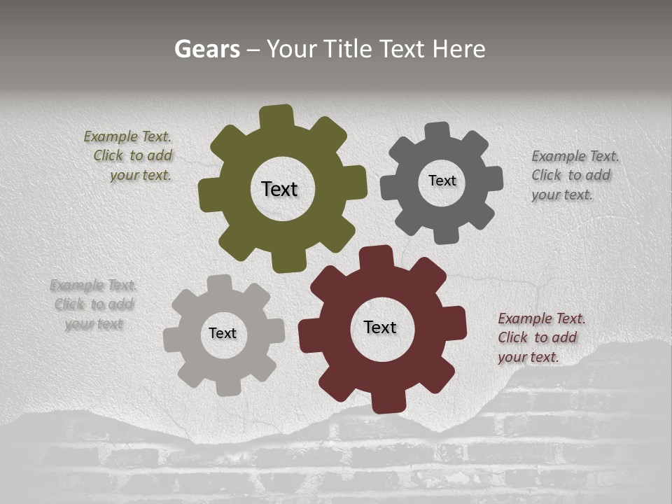 Vintage Factory Stone PowerPoint Template