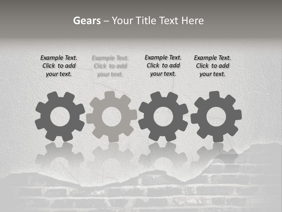 Vintage Factory Stone PowerPoint Template