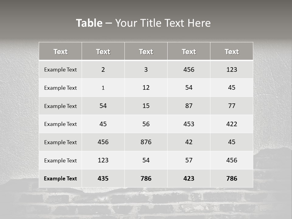 Vintage Factory Stone PowerPoint Template