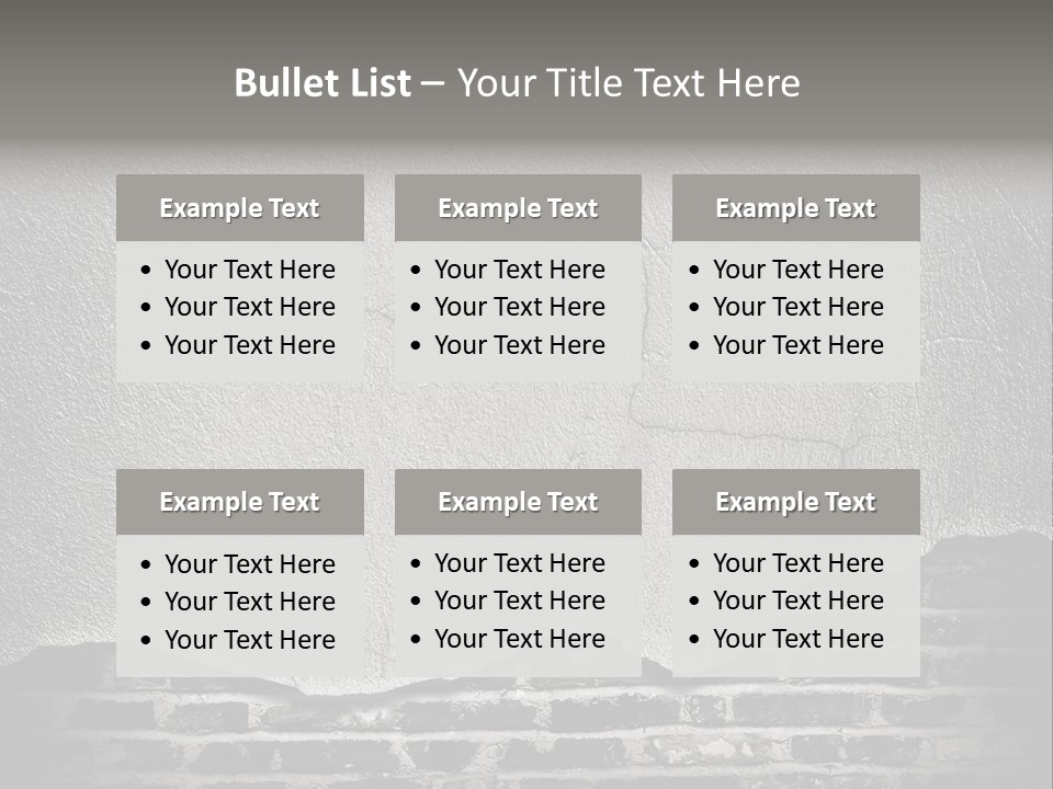 Vintage Factory Stone PowerPoint Template