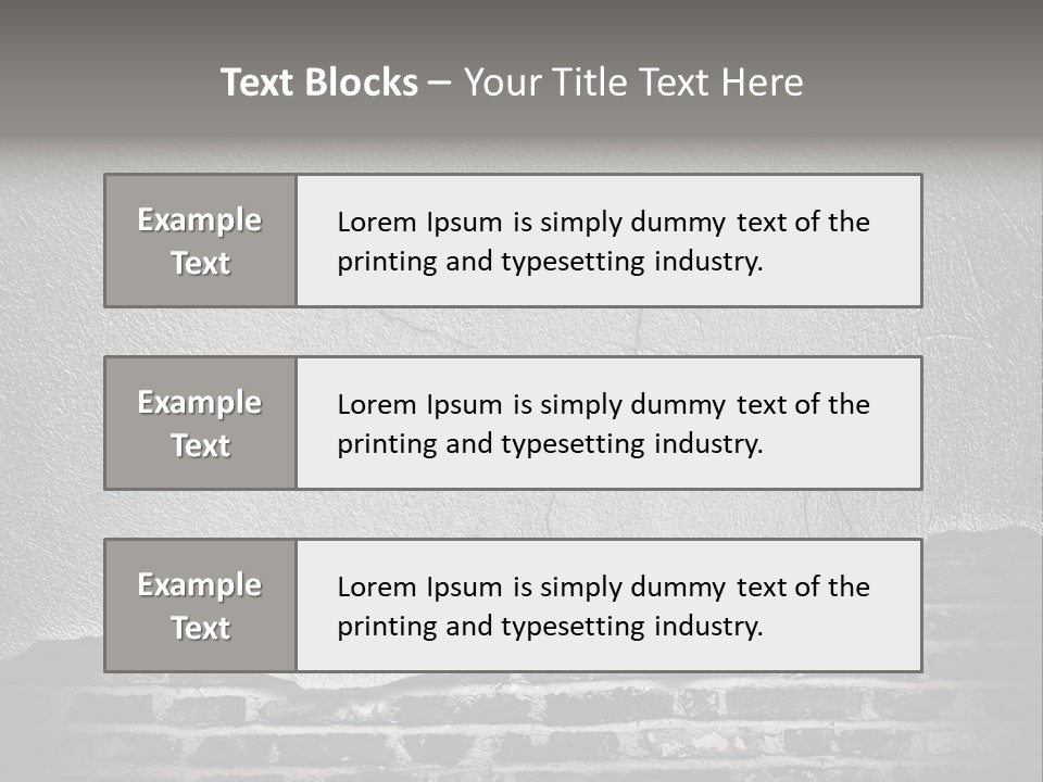 Vintage Factory Stone PowerPoint Template