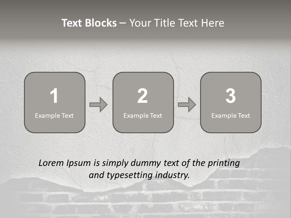 Vintage Factory Stone PowerPoint Template