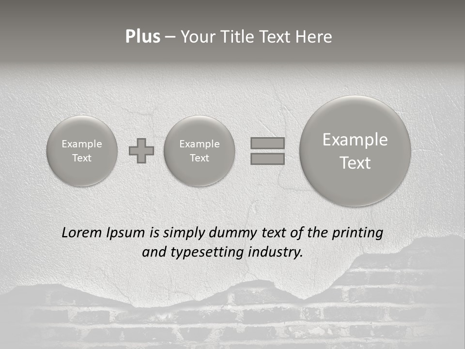 Vintage Factory Stone PowerPoint Template