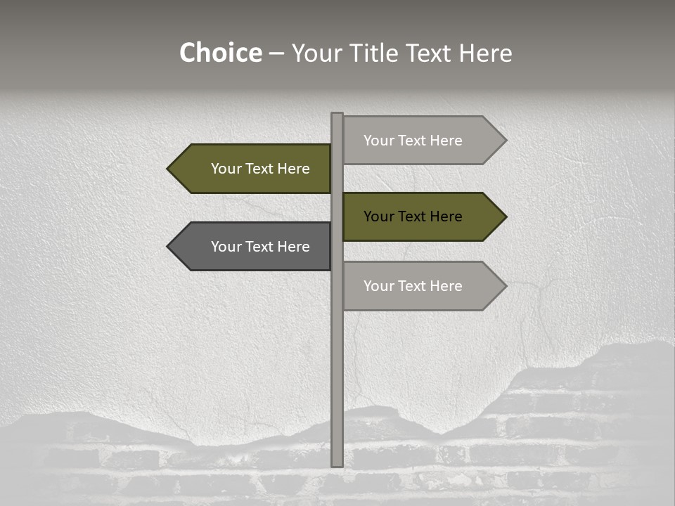 Vintage Factory Stone PowerPoint Template