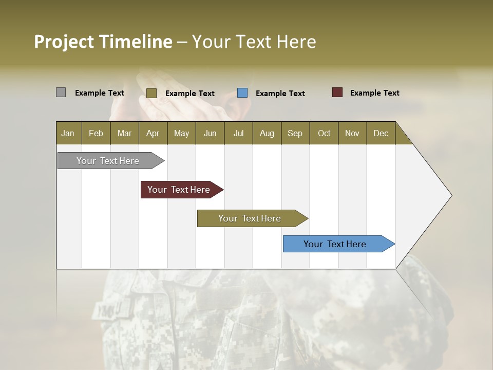 Military Peace Soldier PowerPoint Template